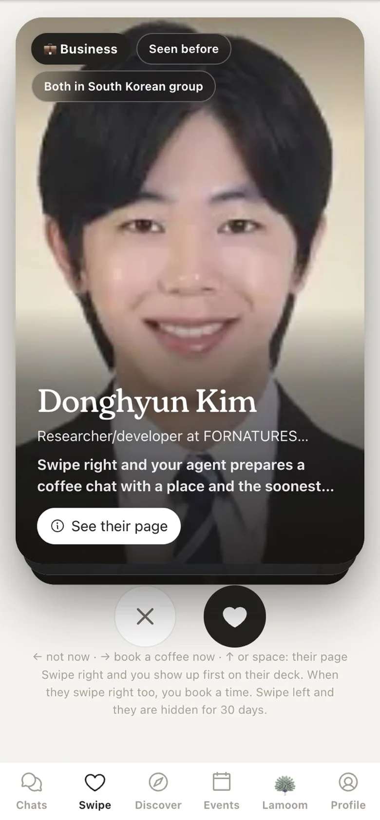 Deck card for Donghyun Kim: Both in South Korean group